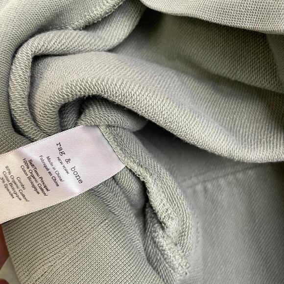 Rag & Bone Quarter Zip Pullover Womens XS Green Sweatshirt Long Sleeve Outdoors - Picture 9 of 9